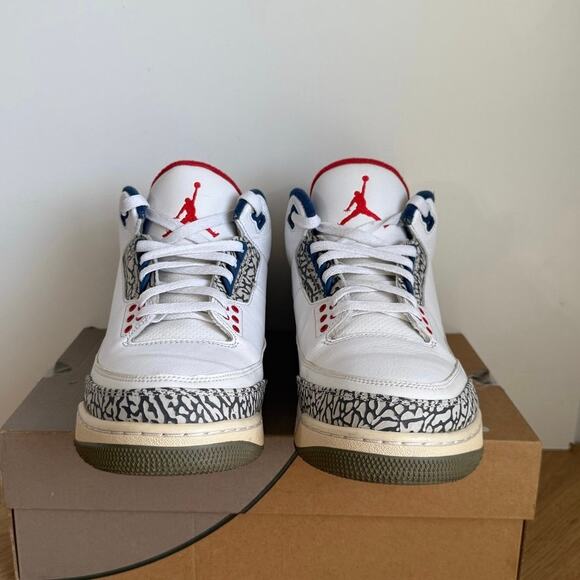 Nike Air Jordan 3 Retro “True Blue” Men Sneakers- SZ 11.5